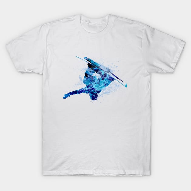 Snowboarding T-Shirt by Elenia Design